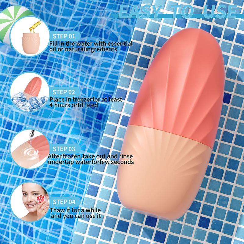 Silicone Ice Facial Roller Skin Care Beauty Lifting Contouring Tools Ice Globe Balls Massager Care Skin Makeup Care Tool