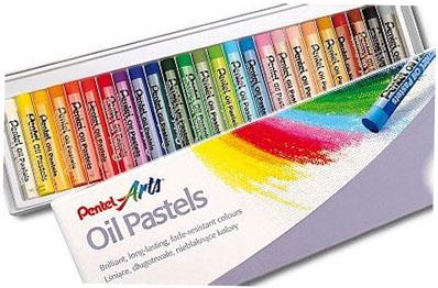 Oil Pastels. 25 Colors. PHN-25