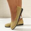 Fashion Women Lightweight Flats Shoes 2024 New Knitted Concise Outdoor Loafers Women Solid Round Toe Slip on Sneakers Zapatos De Mujer