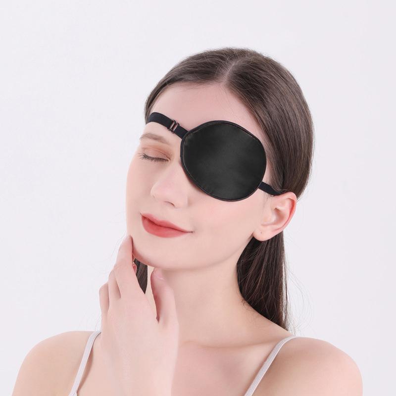 Cache-œil simple multicolore unisexe lavable réglable cache-œil un œil professionnel enfant adulte couverture strabisme