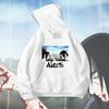 Naruto Hooded Sweater Men's and Women's Spring and Autumn Clothing Teen Student Trendy Brand Sasuke Printed Loose Shoulder Jacket
