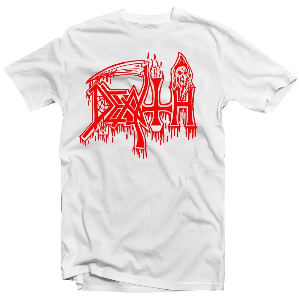 Maglietta Death Metal Divertente Uomo Donna Estate Cotone Maglietta Band Death Metal Manica Corta Tee Top