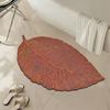 Special-shaped Leaf Diatom Mud, Dirt-resistant and Non-slip Bathtub Quick-drying Floor Mat At the Door of the Bathroom