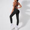 Sexy Backless Yoga Clothing Woman Quick-drying Running Gym Jumpsuit Women's Fitness Sets Sports Overalls for Woman Tracksuit Workout Sportswear