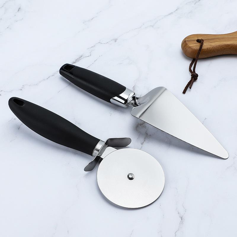 Stainless Steel Cake & Pizza Spatula - Triangle Cheese Shovel & Cutter