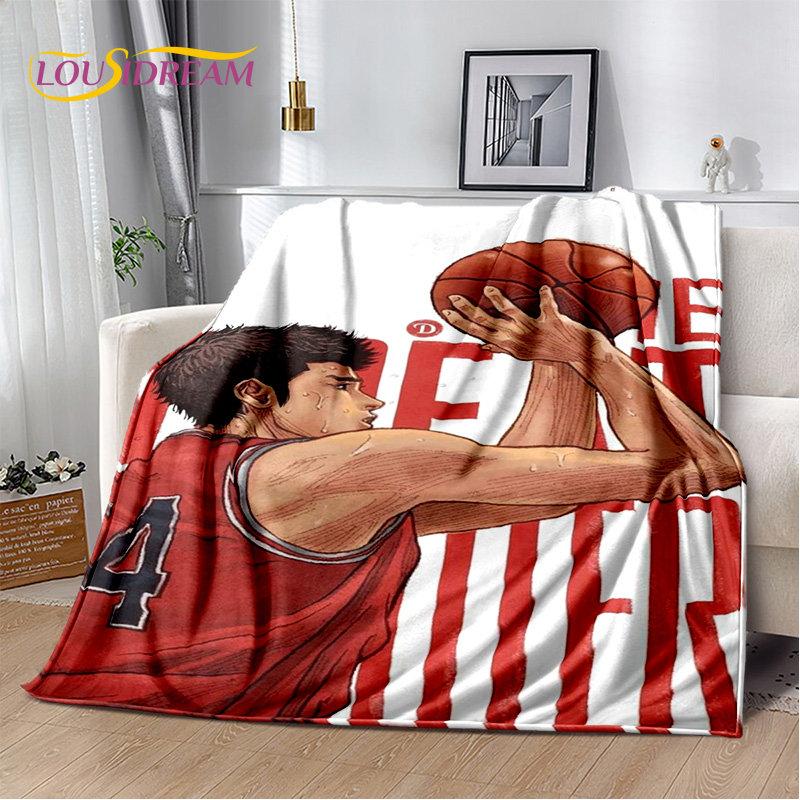 Slam Dunk Anime Cartoon Soft Plush Blanket,Flannel Blanket Throw Blanket for Living Room Bedroom Bed Sofa Picnic Cover Bettdecke