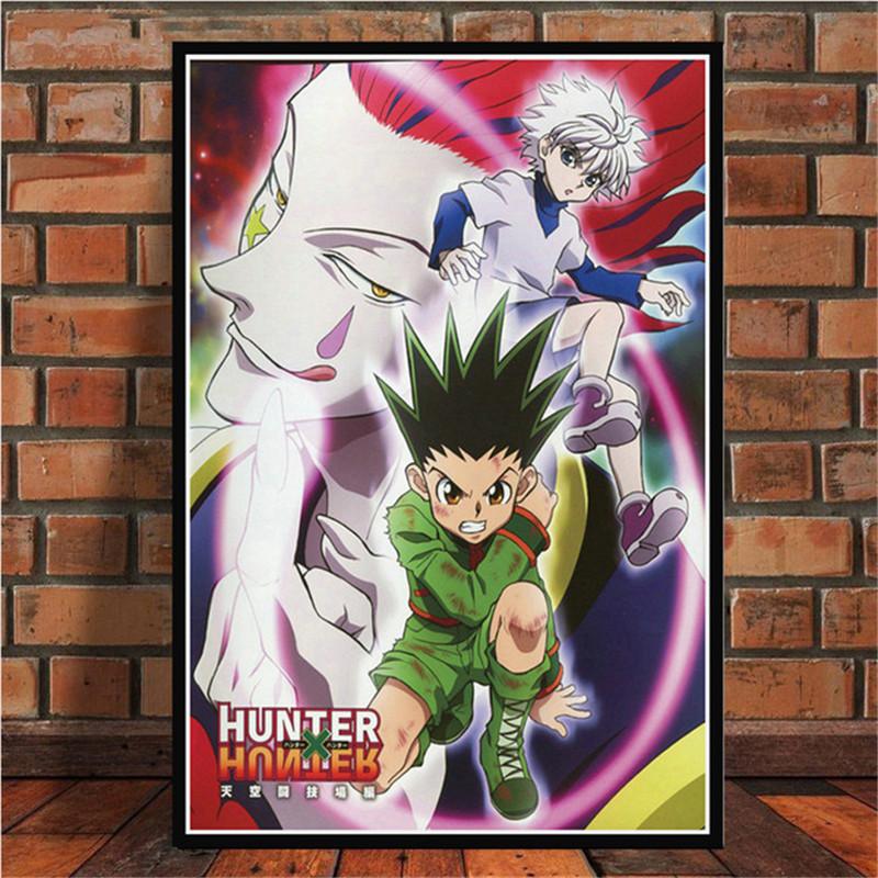 Classic Japanese Anime Canvas Painting Hunter X Hunter Posters and Prints Abstract Wall Art Pictures for Kids Living Room Decor