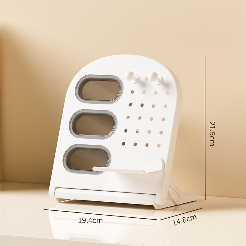 Desktop Stationery Storage Rack Hole Board Pen Holder Multifunctional Cosmetic Brush Classification Organizer Shelf