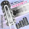 3D Realistic Pocket Pussy for Men Male Masturbator with Soft Stretch Reusable Adult Sex Toy for Intense Solo Play - Tunnel, (Black + Transparent)