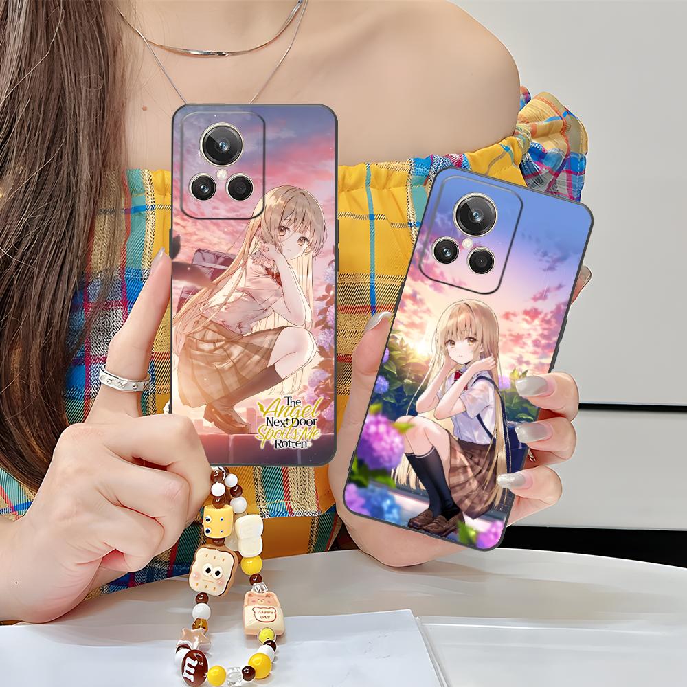 Angel Mahiru Shina Phone Case for Realme GT 8 Neo Pro C75 73 71 C67 65 C55 53 C35 31 C20 15 Soft TPU Shockproof Cover