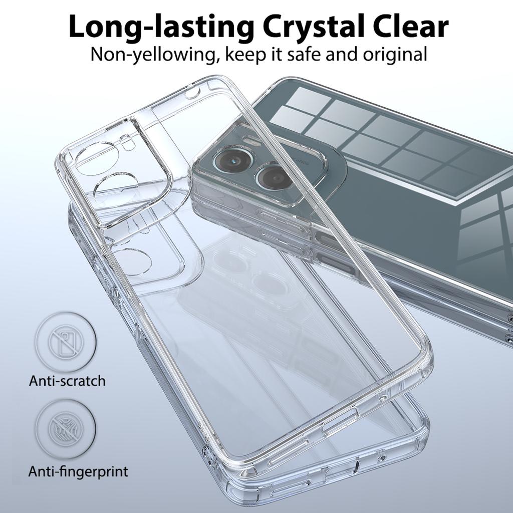 For Motorola Moto G06 Power 4G/Motorola Moto G06 4G Clear Phone Case TPU+Acrylic Shockproof Phone Back Cover