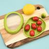 Elliptical Fresh Keeper Box With Abs Material For Vegetables And Fruits Storage