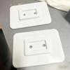 2 Pcs Leveling RV Awning Support Footplates Camping Awning Base Bracket for Omnistor Camping RV