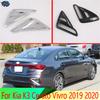 For Kia K3 Cerato Vivro   Car Accessories Rear Reflector Fog Light Lamp Cover Trim Bezel Frame Styling Garnish