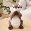 Cute Cartoon Otter Plush Toy 15/25/35cm Fluffy Otters Plushies Doll  Children's Birthday Gifts