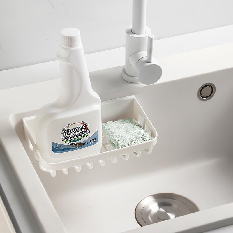 Face Towel Storage Box, Wall-mounted Face Towel, Toothpaste, Soap, Hollowed-out Draining Storage Rack, Sink, Bathroom Storage Rack