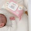Lingettes bébé nettoyantes visages et corps x90