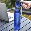 Portable Convenience Large Capacity Cherry Blossom Water Bottle  with Secure Lid & Carrying Rope, High-Quality PC Material