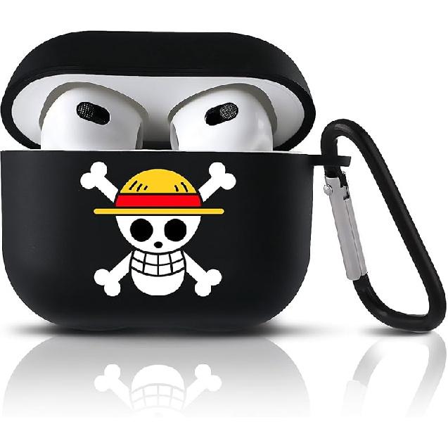 

Anime Pattern Design for AirPods 3 Case Cover with Keychain, Cute Anime Compatible with AirPods 3rd Generation Case, Full Protective Soft Silicone Anime 2