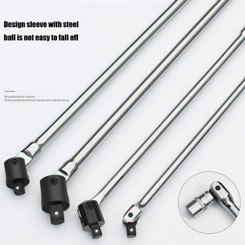 Easy to Use F Rod Socket Wrench Automotive Hand Tool High Carbon Steel Sleeve Spanner for Professional Car Repair Work