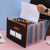25/13 Pockets Colorful Inner Organ Bag,Student Office Materials/document Storage Folder,Large Capacity Classified Storage