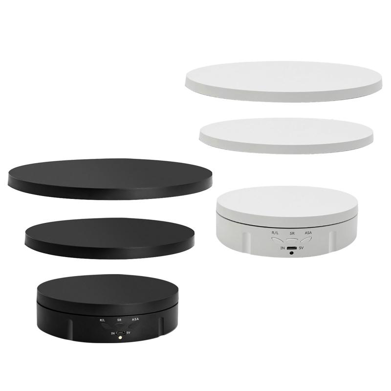 3 in 1 5V Electric Rotating Display Stand Turntable Photographic Video Shooting Stand Dynamic Rotating Display Stand