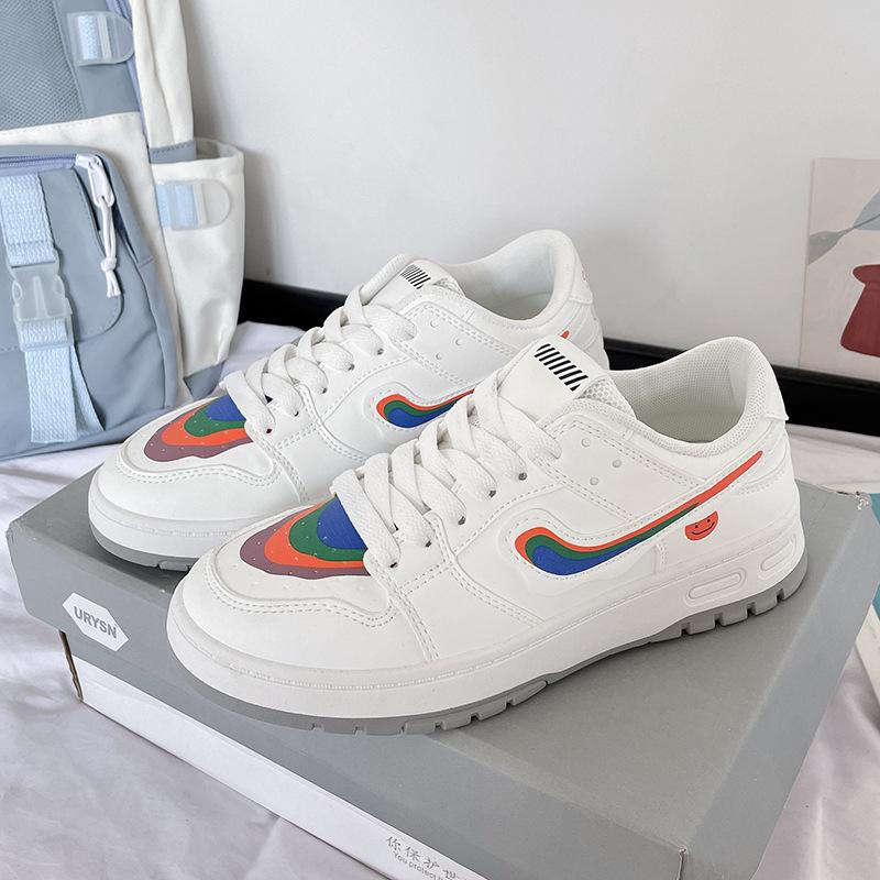 

Low-top Guochao little white shoes women s 2025 new autumn high street sports shoes ins versatile fashion casual board shoes 35
