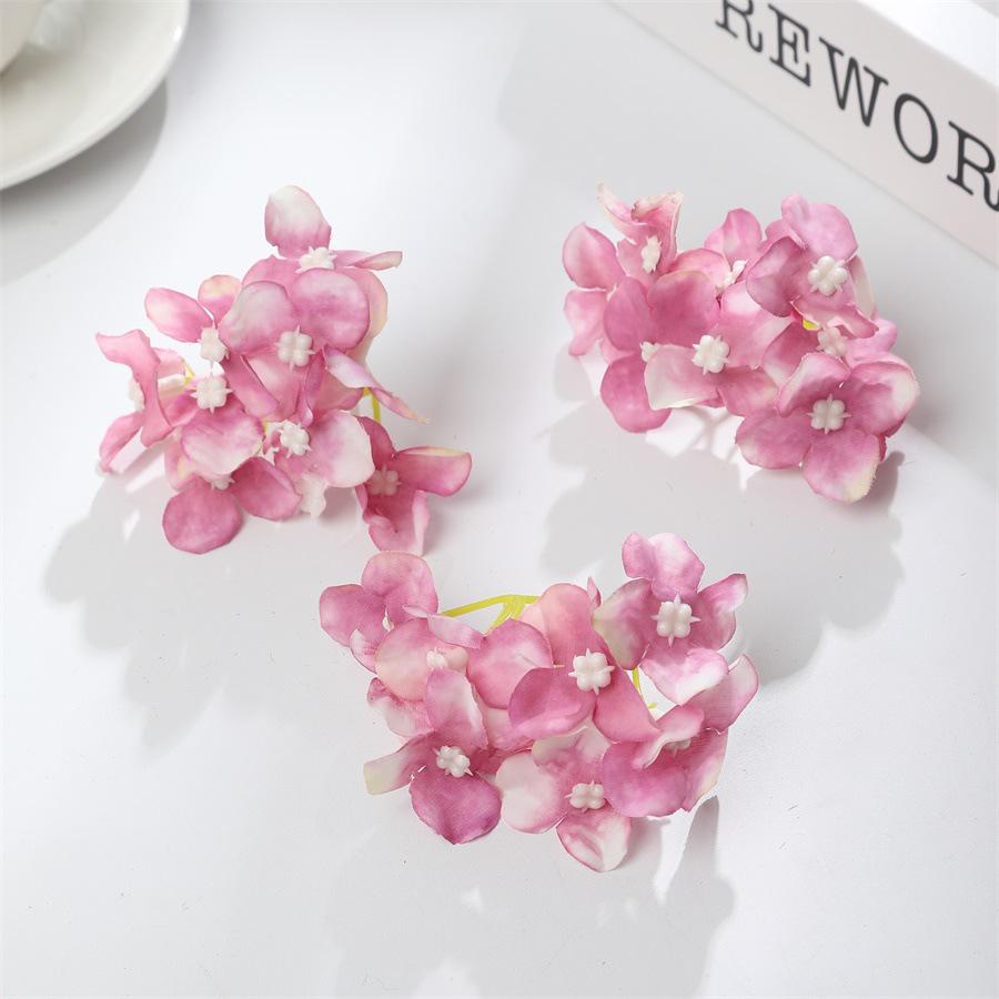 Simulated Hydrangea Accessories: DIY Handicraft Hanfu Flower Decorations