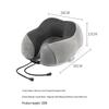 Cuscino Supporto Collo in Memory Foam Magnetico a Forma di Gobba di Cammello - Forma a U, Cuscino da Viaggio Portatile per la Protezione Cervicale