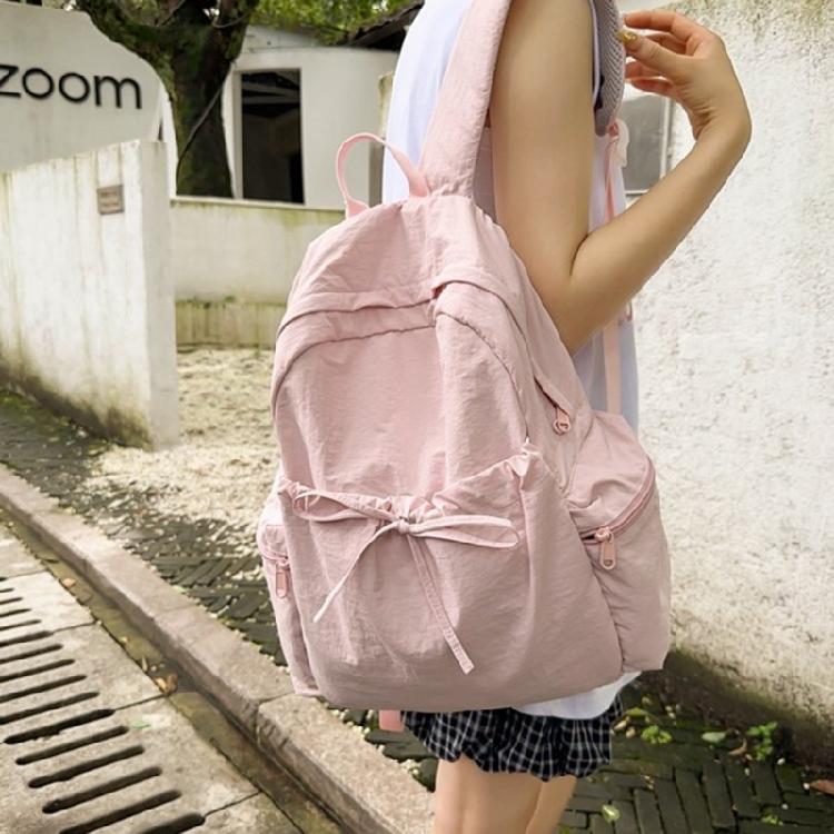 Multipurpose School Bag Large Capacity Nylon Backpack Ergonomic Daypack Laptop Bag Rucksack for Everyday Use