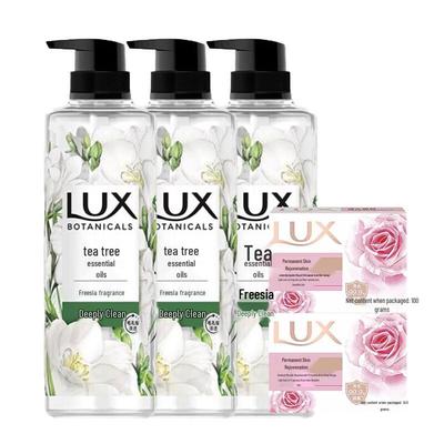 Freesia Scent Shower Gel & Antibacterial Soap Set