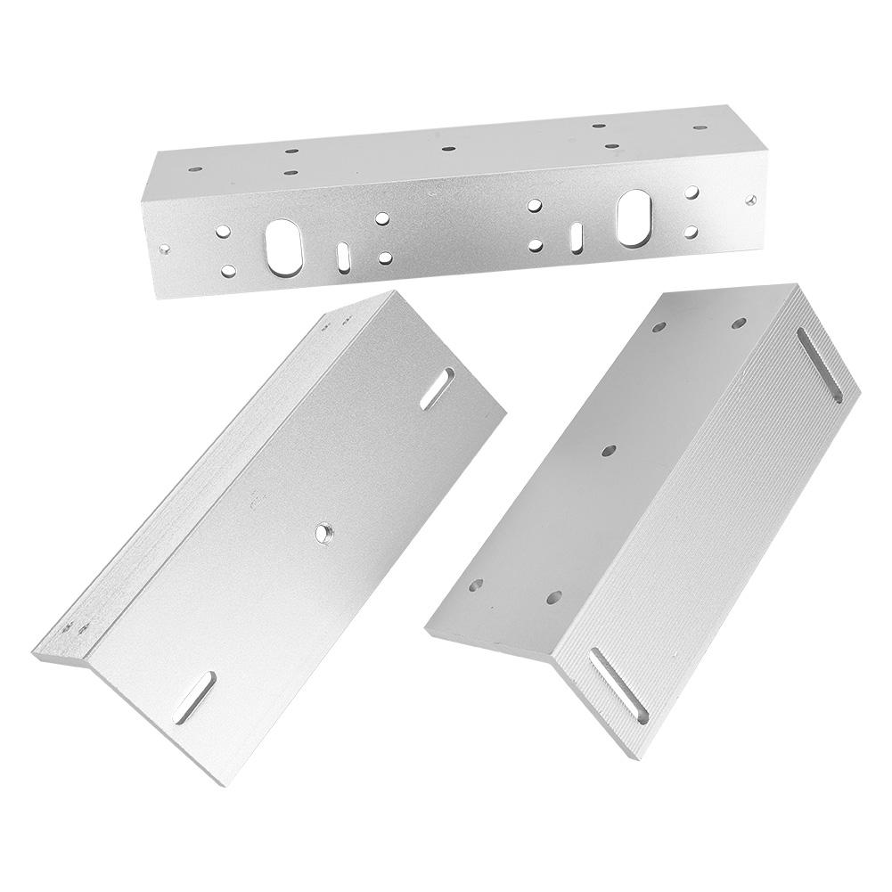 Aluminium Alloy 500kg Magnetic Lock Bracket L-Type Z-Type Mounting Holder for Access Control Aluminium Alloy 500kg Magnetic Lock Bracket L-Type Z-Type Mounting Holder for Access Control