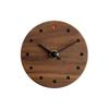 Hacoa Wall Clock Walnut Mini-W H152-W