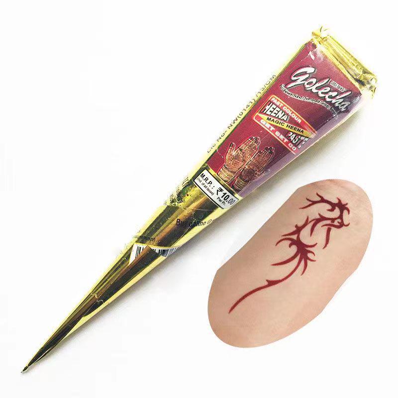 Golecha Semi-Concealing Waterproof Henna Freckle & Tattoo Paste