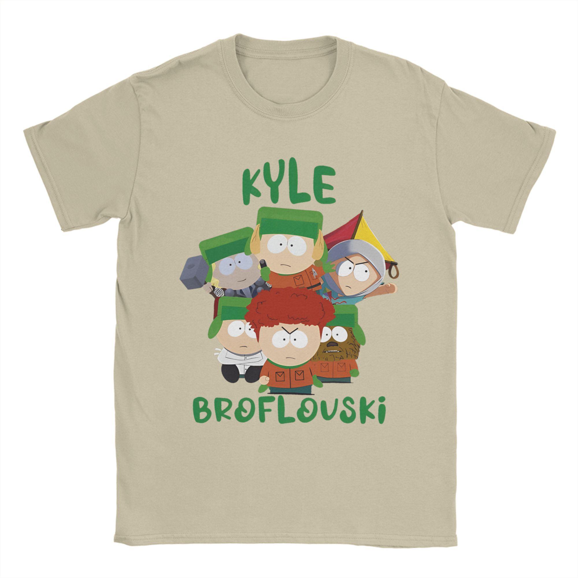 

Unisexs Womens TShirt SouthParks Casual Summer Cotton Tees Short Sleeve Kyle Broflovski T Shirts Crew Neck Clothing XL M