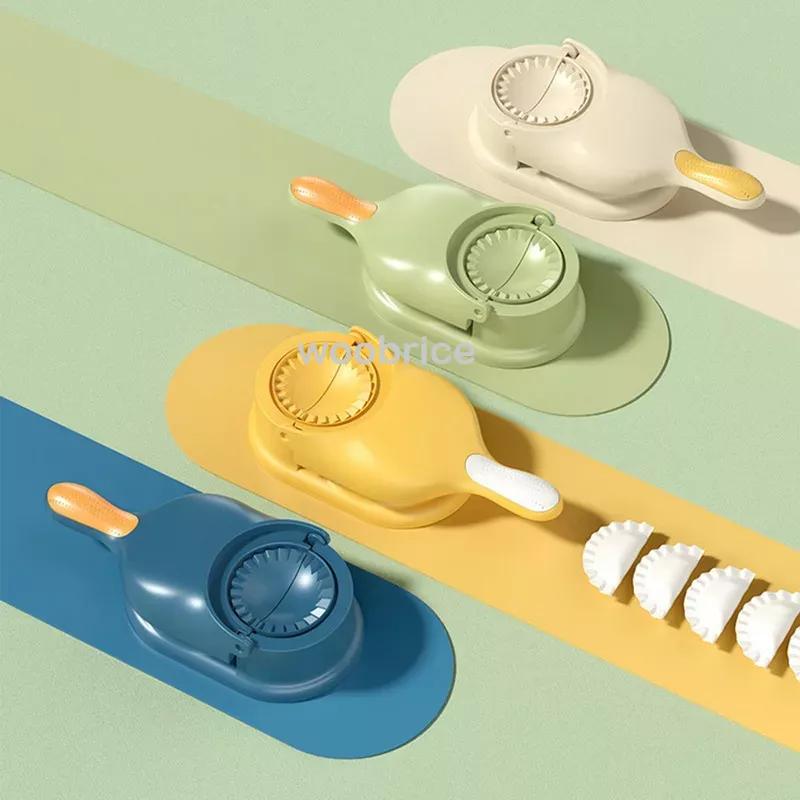 2 In1 Knödel Maker DIY Kit Wrapper Presser Manuelle Arbeitssparende Ravioli Empanadas Teig Haut Molder Maschine Küche Gadgets