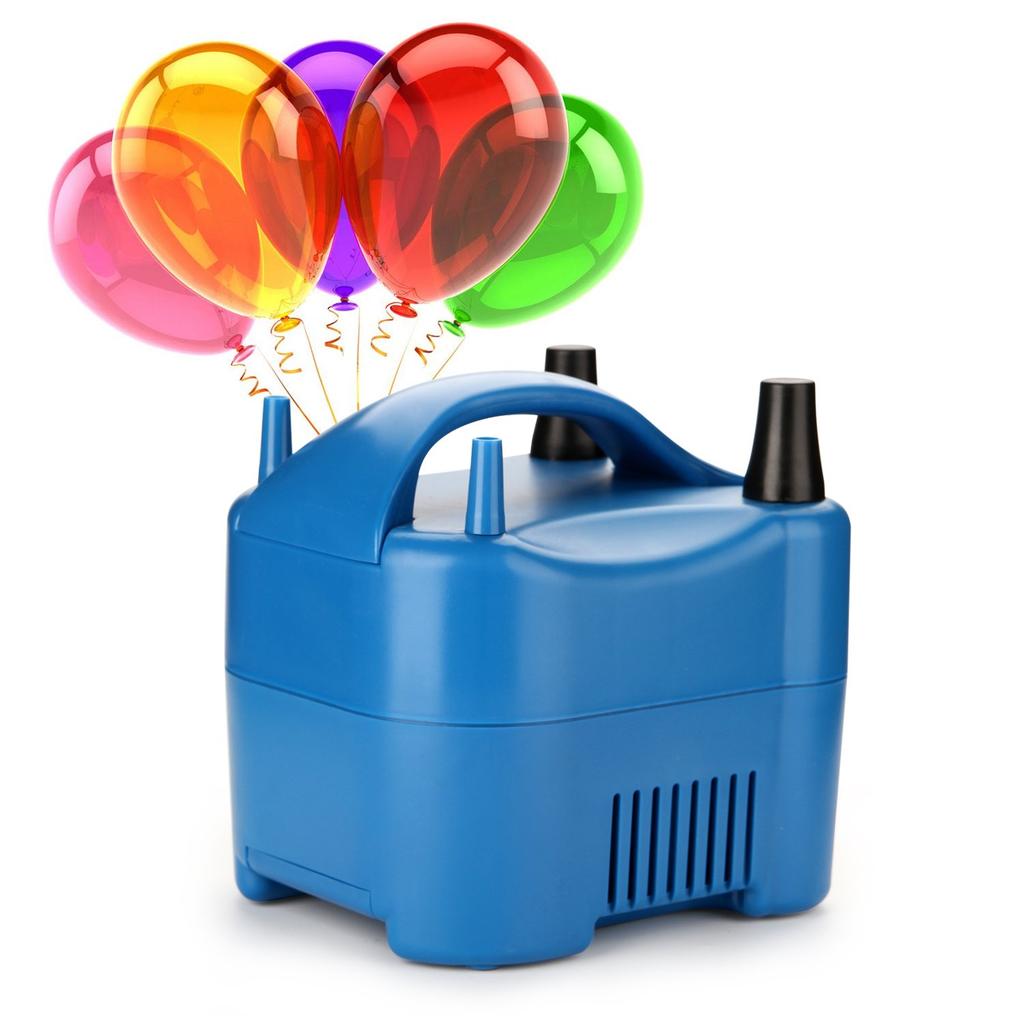 AGPtek High Speed Electronic Balloon Inflator Air Pump [2 Nozzles]