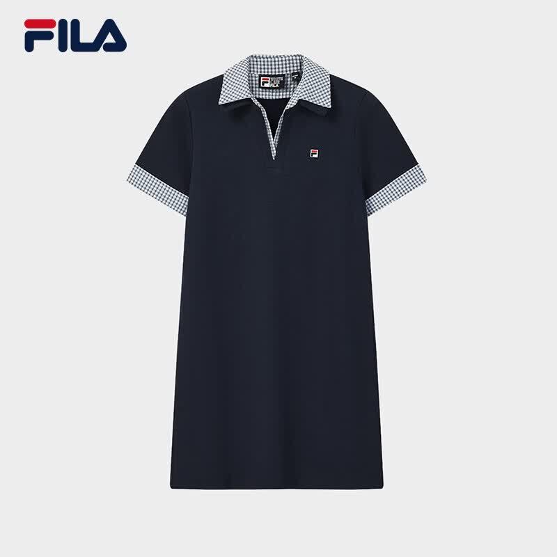 Fila Women's Plaid Polo Knit Dress
