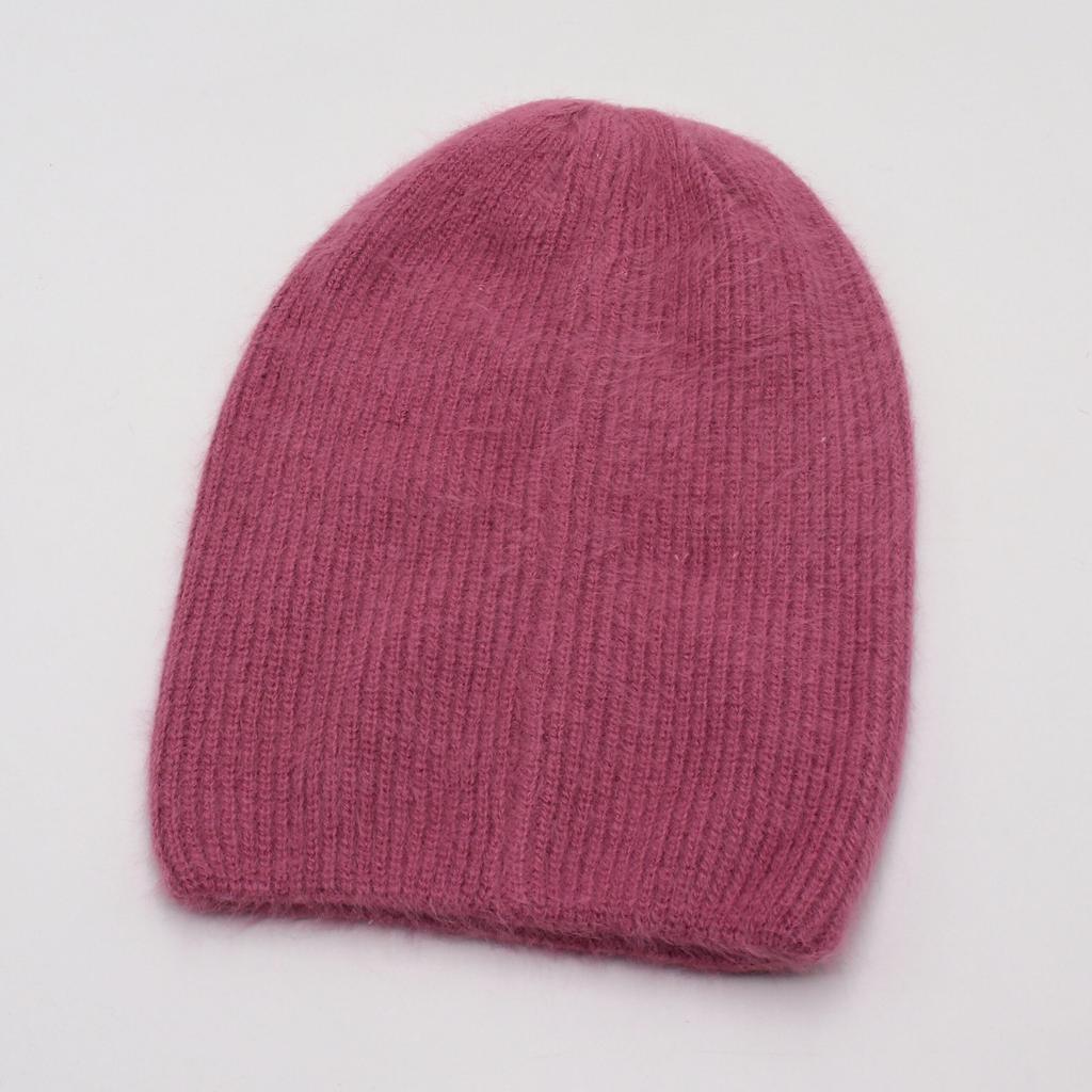 Seasonal Solid Color Wool Knitted Hat Internet Celebrity Bag Head Cold Hat Simple Warm Leisure
