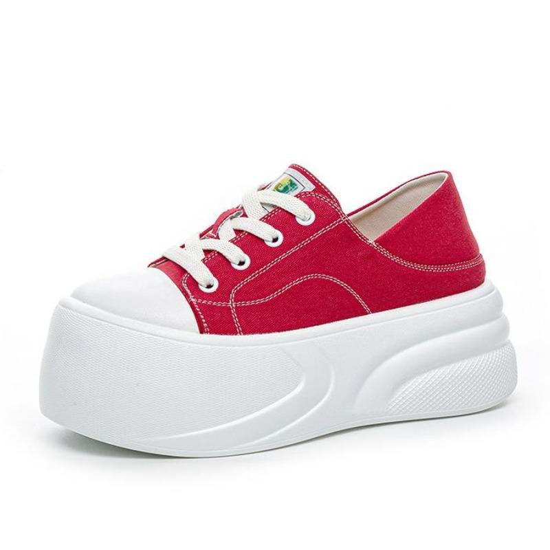 Fashion 7CM Spring Denim Microfiber Leather Breathable Brand Women Sandals Flats Hollow Round Toe Platform Wedge Flats Pumps High Shoes