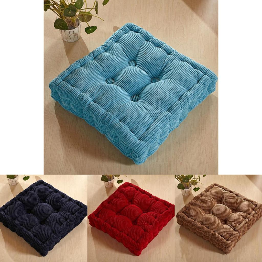 Luxurious 19-inch Patio Tatami Meditation Mat With Comfortable Plush Cushioning