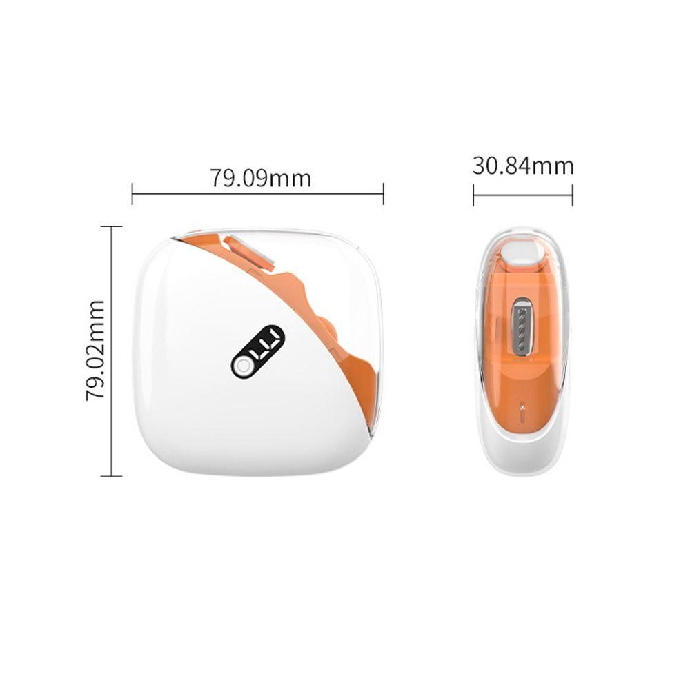 Rechargeable Electric Nail Clippers LED Light Fingernail Care Automatic Nail Trimmer Pedicure Nail Polishing Tool Kids Adults
