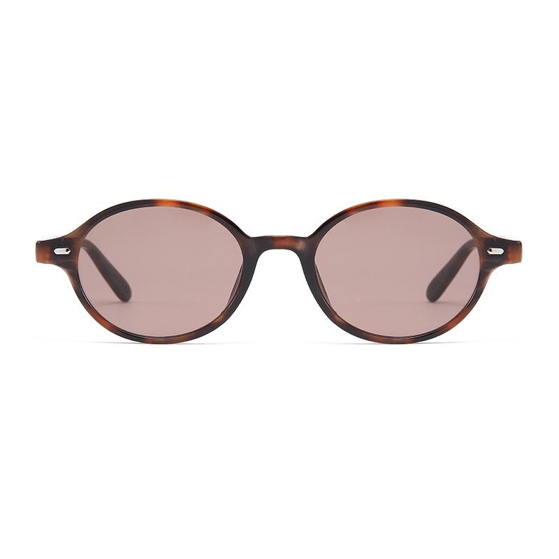 Oval Small Frame Sunglasses Retro Sunglasses Driving Sun Protection Uv Protection Sunglasses Men