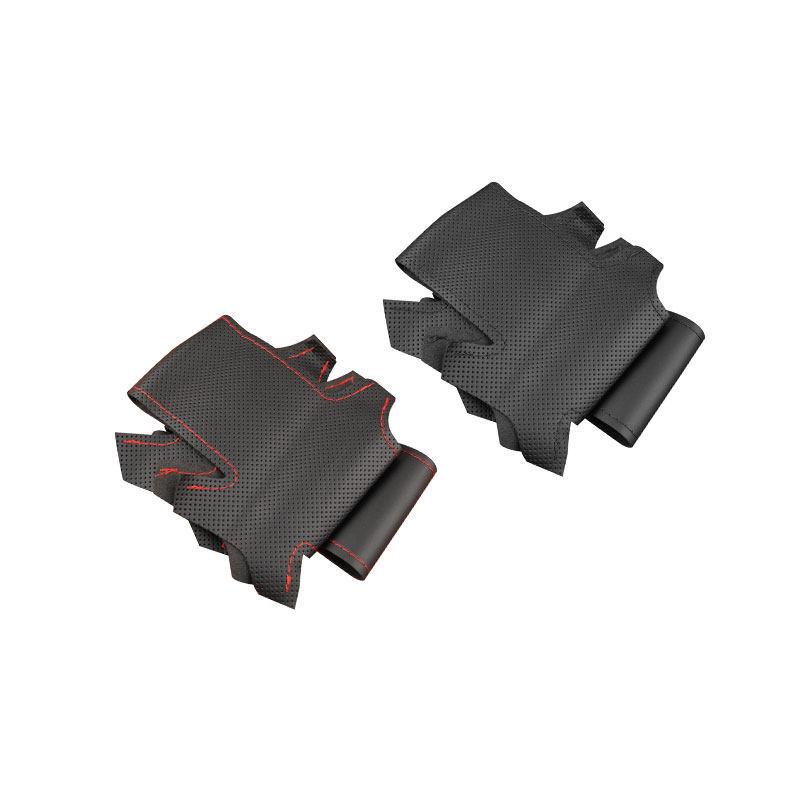 Car Inner Hand-stitched Steering Wheel Cover Trim For Toyota Land Cruiser 2016 2017 2018   Land Cruiser Prado 2018