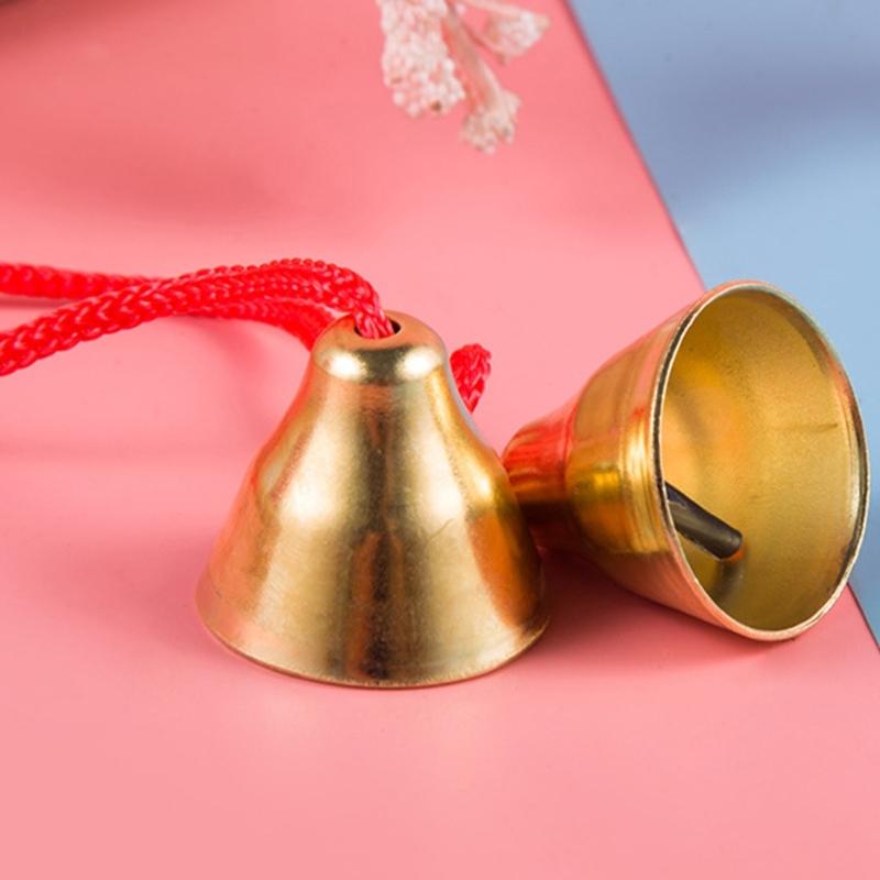 2 Pairs Hand Percussion Bells With Strings/Handles Music Learning Toy For Music Education And Rhythm Training Enduring