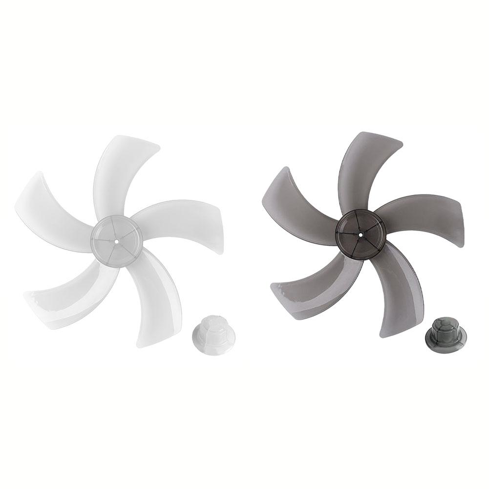 12 Inch Household Plastic Fan Blade Five Leaves With Nut Cover For Pedestal Replacement Part For 12"/280mm Stand Fan Or Desk Fan