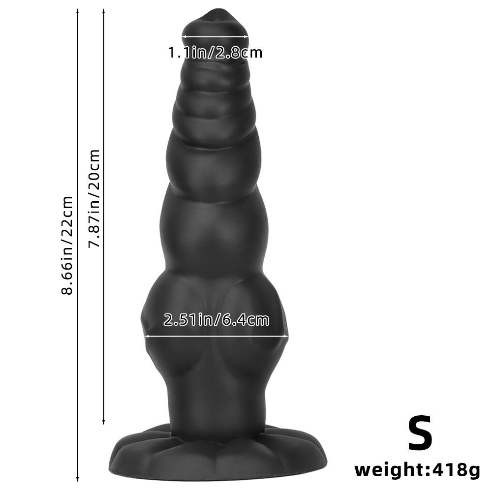 Silicone Dildo Female Masturbator with Anal Dilation Anal Plug  Fake Penis and Sexual Desire