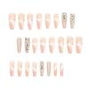 Nail art piece Rhinestone long ballet wearing nail finished long nail art wearing nail piece nails