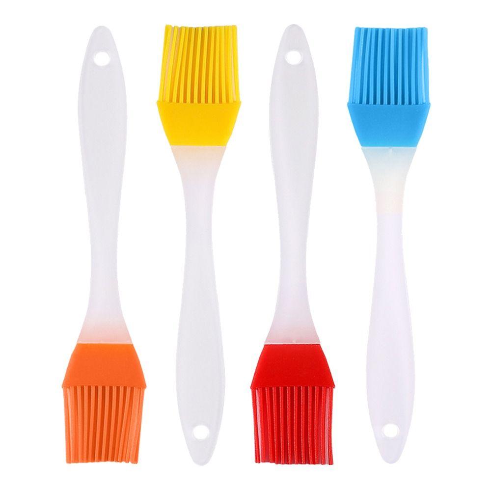 4pcs Kitchen Gadget Basting Brush Silicone Baking Brush Reusable Cooking Brush Baking