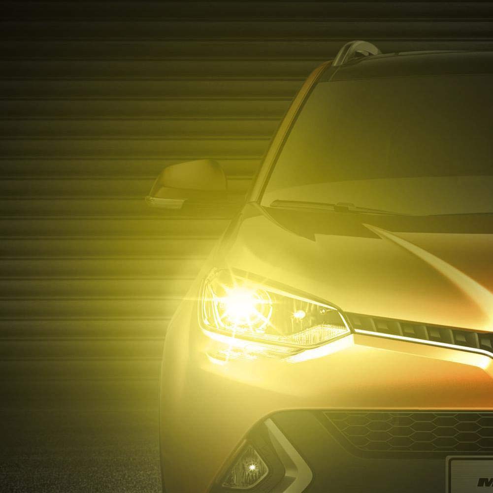 Bumdenuu 2x High Power LED Light 100W H8 H11 Yellow Fog Lamp 2828 20 LED Headlight Lamp